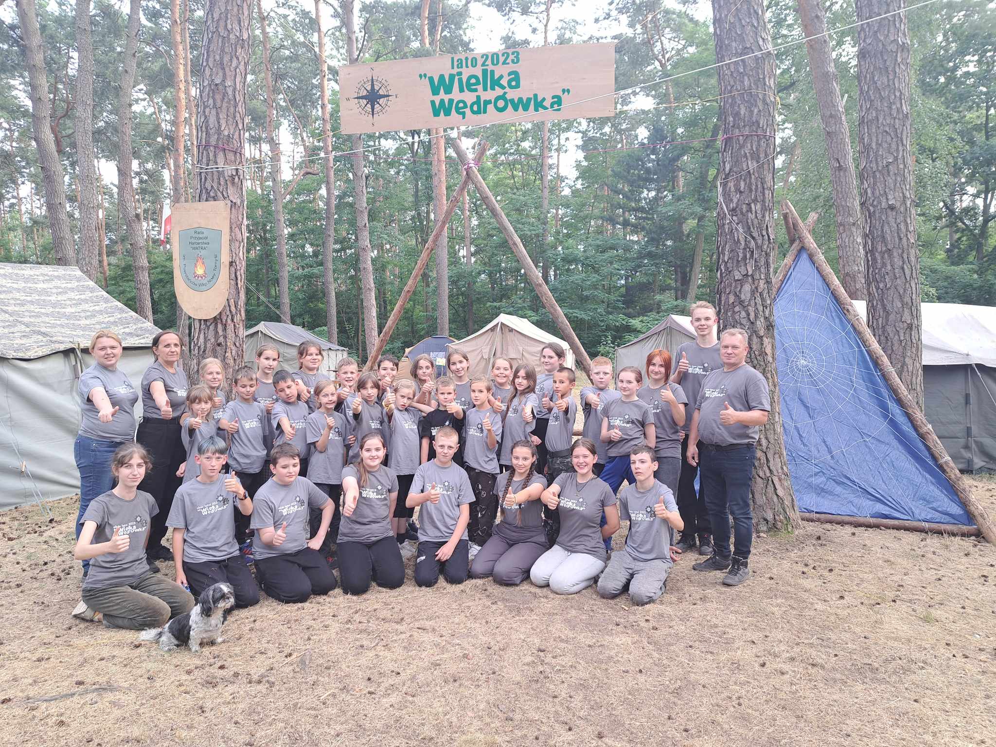 Zdjęcie z wydarzenia Obóz rekreacyjno-skautowy i krajoznawczy w Niesulicach 2023