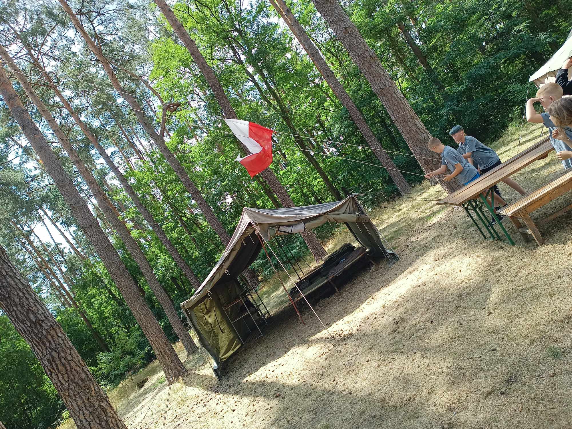 Zdjęcie z wydarzenia Obóz rekreacyjno-skautowy i krajoznawczy w Niesulicach 2023