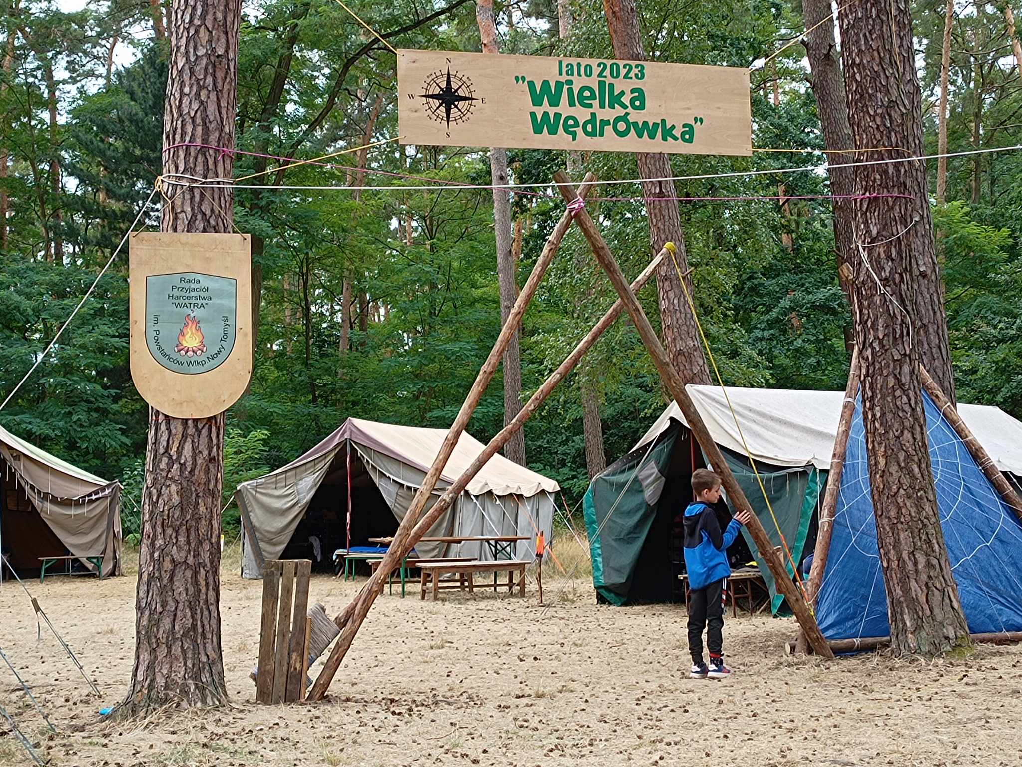 Zdjęcie z wydarzenia Obóz rekreacyjno-skautowy i krajoznawczy w Niesulicach 2023