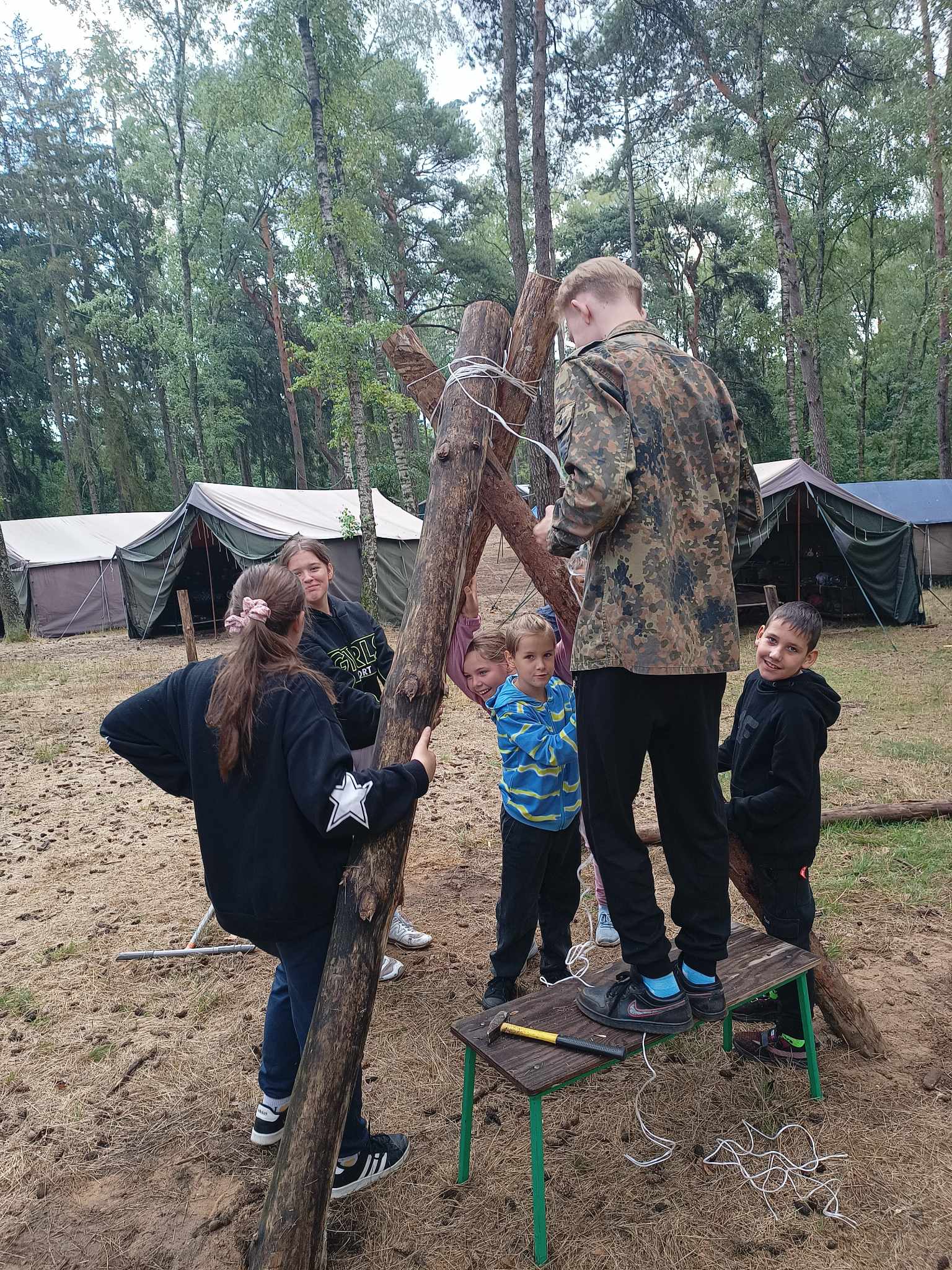 Zdjęcie z wydarzenia Obóz rekreacyjno-skautowy i krajoznawczy w Niesulicach 2023